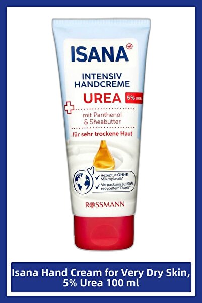 ISANA كريم لليدين 100 مل توب يوجون 5% يوريثان