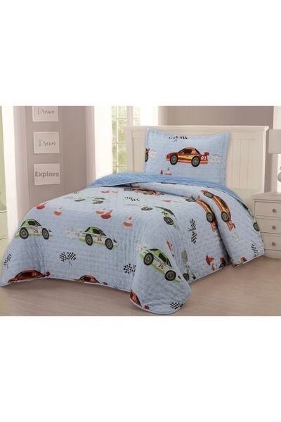 Ahsela Home Luxury Patterned Single Bedspread Set 180X220 cm – Ruffled Muslin...