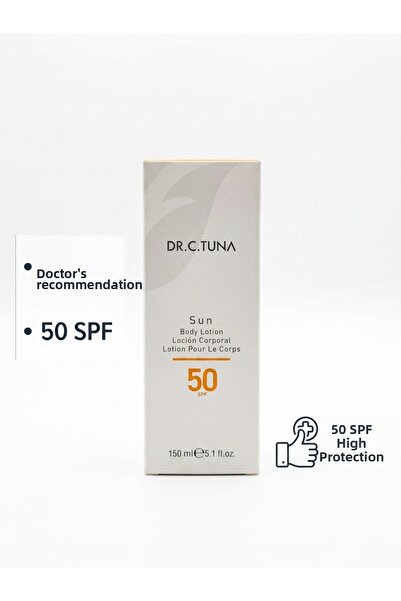 Şahin Dr.C.Tuna Sun Body Lotion Spf 50 Sunscreen Body Lotion 150 ml
