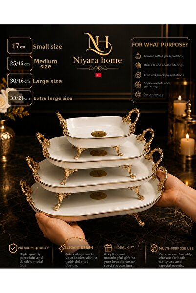 Niyara home Porcelain Set Premium Quality High-Quality Porcelain and Durable ...
