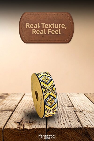 FANTASTIC Authentic Turkish Kilim Patterned Jacquard Woven Ribbon 25mm 10 Met...