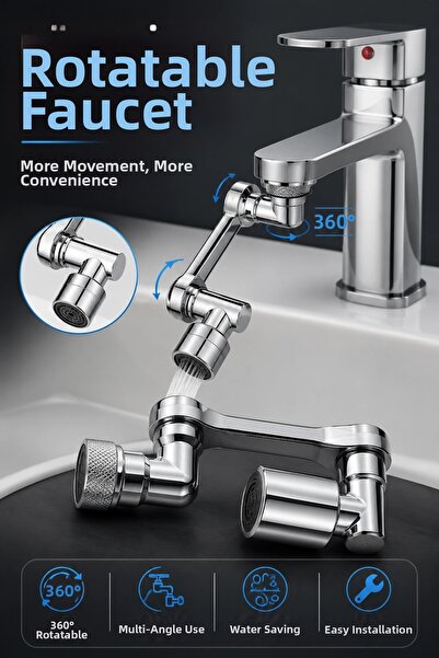 ARMÜZ Rotatable Faucet with Special Water Flow Design