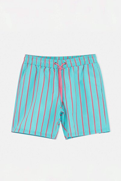Trendyol Kollektion Grüne Herren-Badeshorts TMNSS26DS00004