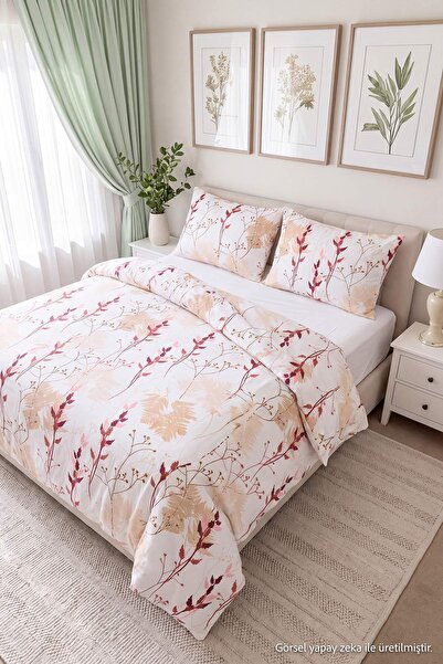 TRENDYOLMİLLA HOME Double Easy-Iron Duvet Cover Set TPHAW26CKN00019