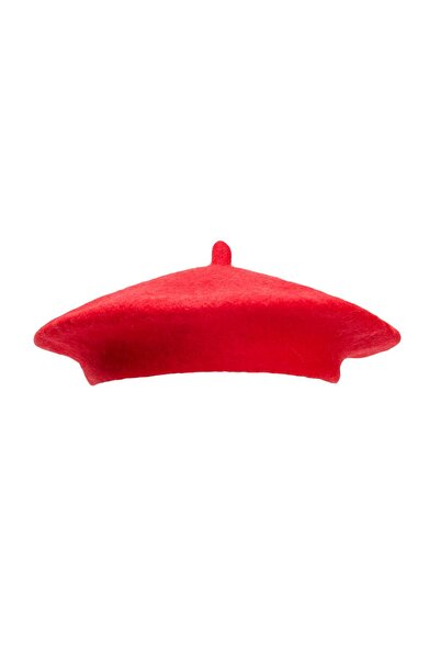 TRENDYOL SHOES Roter Kaschmir-Damenhut TAKAW27BR00003
