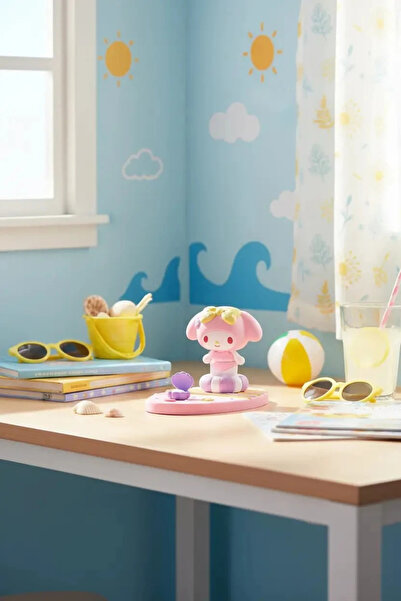Miniso Sanrio Lisanslı Yaz Serisi My Melody Sahil Temalı Masa Üstü Telefon Tu...