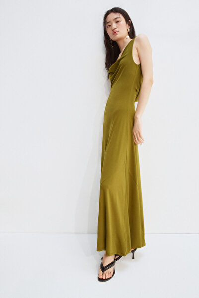 H&M Drapeli Jarse Elbise