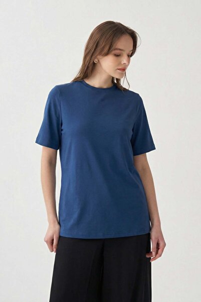 ALLDAY Μπλουζάκι Indigo-Crew Neck M Μοντάλ