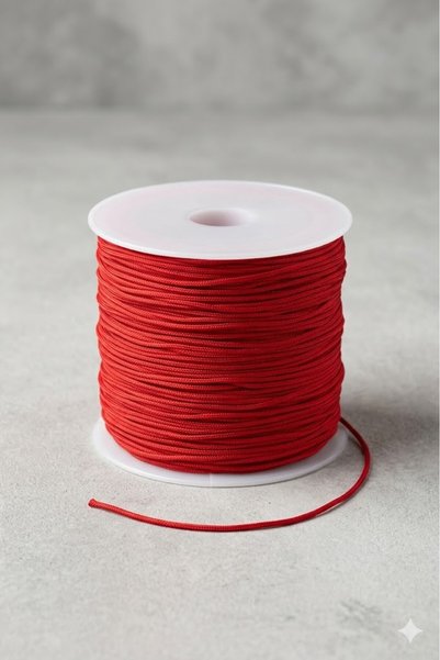 PASAMİA Parachute String Red Color (10 Meters)