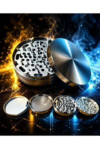 Types Büyük boy baharat öğütücü 100mm Gümüş