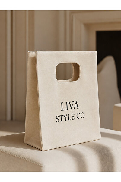 Liva Style Co Linen Bag Cloth Bag / Tote Bag / Multi-Purpose Carrying Bag