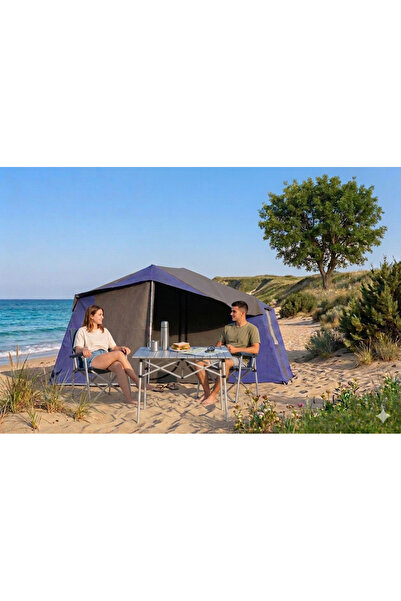 OBA ÇADIR 2 ODA + MUTFAKLI KAMP ÇADIRI * 4-6 KİŞİLİK ( KAPI SİNEKLİKLİ )