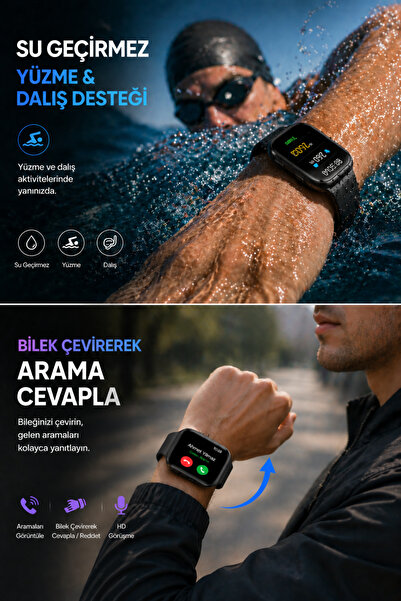 SEYUWATCH Watch S11 Pro Akıllı Saat Iphone Ve Android Tüm Telefonlara Uyumlu smartwatch