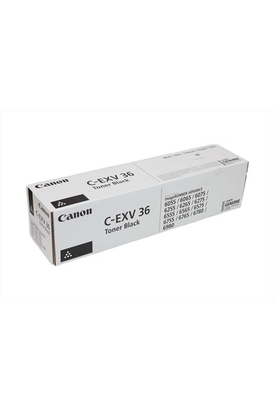Canon C-EXV 36 Siyah Orjinal Toner, 3766B002AA