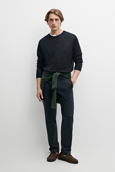 Massimo Dutti Pamuklu slim fit pantolon