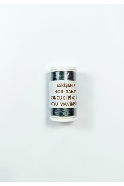 Eskişehir hobi sanat 60 Meters Dark Bluish Gray Sand Bead String Bead Process...