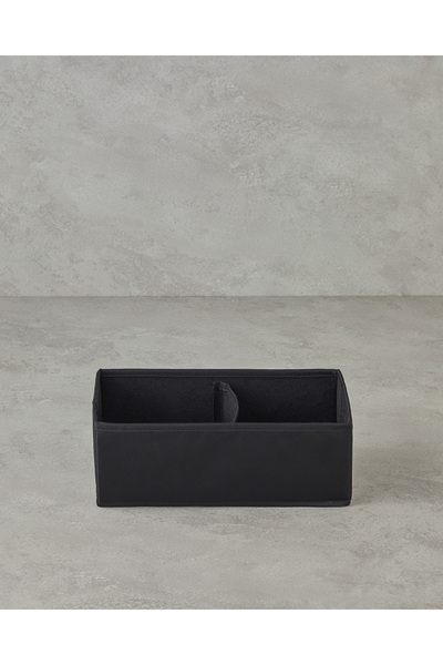 English Home Sylvia 2 Bölmeli Organizer 28x14x10 cm Siyah