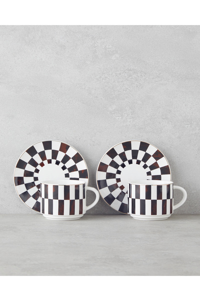 English Home Emberly New Bone China 4 Parça 2 Kişilik Çay Fincanı Takımı 230 ...