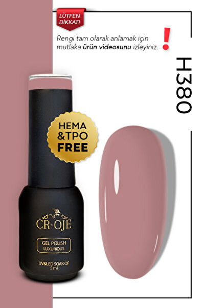 CROJE KALICI OJE Kalıcı Oje H380 - Nude (5 ML)
