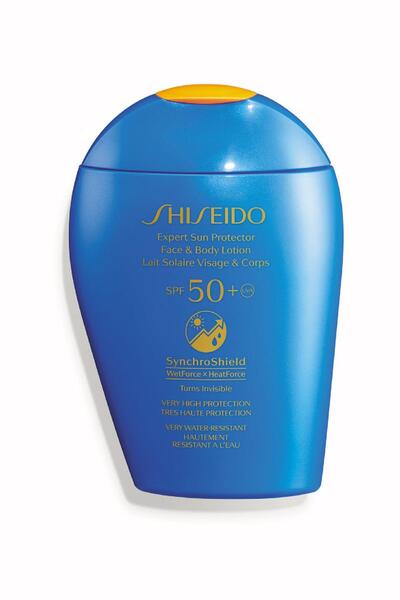 Shiseido Експертна слънцезащита SPF50+ Слънцезащитен лосион, 150 мл