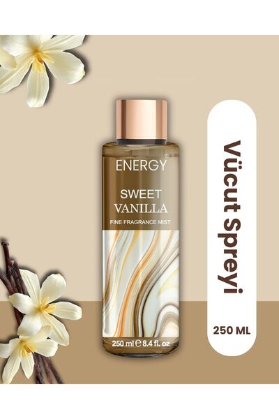 Energy Vanilya Kokulu Vücut Spreyi