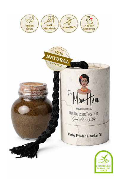 Dr. Mom Hand Chebe Powder & Karkar Oil 200ml "çad Saç Uzatma Ritüeli"