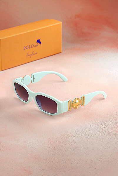 Polo Air Uv400 Protection Yellow Detailed Women's Rectangular Sunglasses Wate...