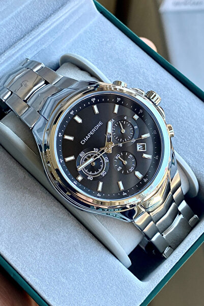 Chaperone Ch197M Men's Wristwatch with Steel Strap