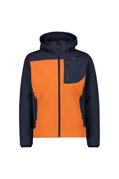 CMP Men's softshell jacket 3A01787N-Orange/Navy-XL