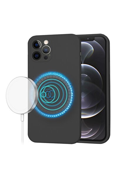 SKYDDAR INNOVATION Husă pentru iPhone 12 Pro, silicon catifelat, SoftFlex Mag...