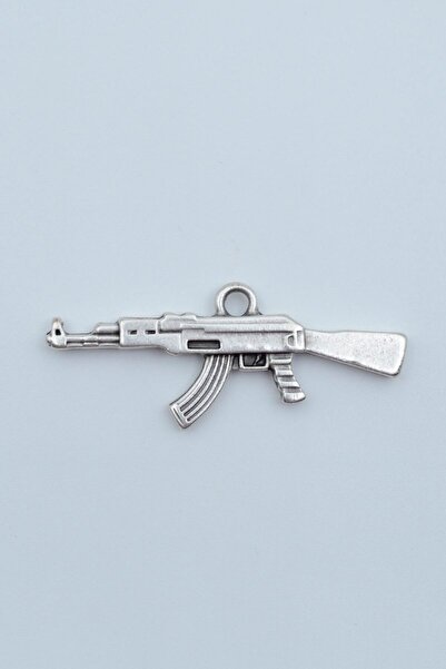 ıdr Pubg Keleş Ak-47 Kalaşnikof Gümüş Kaplama Kolye Ucu
