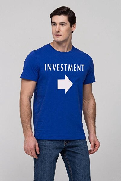 Tshirthane Investiciona majica za Dan očeva, plava (Model06)
