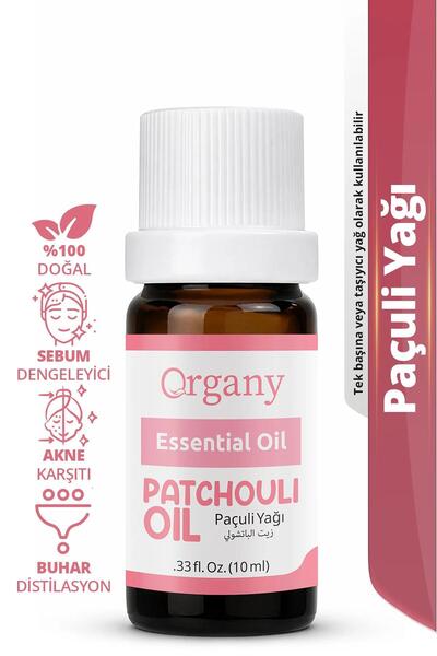 Organy Patchouli Oil for Skin Prone to Exams 100% Natural Dry Skin Care Oil P...