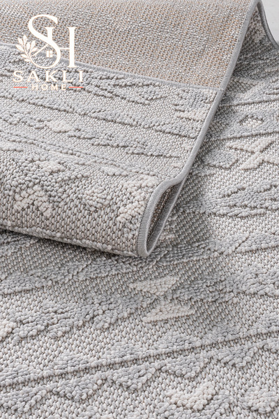 Saklı Home İskandinav Modern Tasarım Sisal Bukle Özel Ölçü Salon Oturma Odası...
