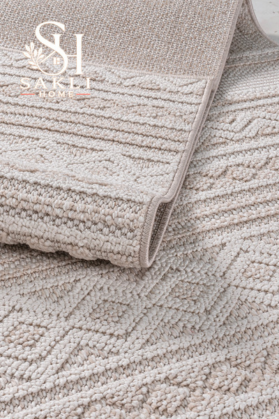 Saklı Home İskandinav Modern Tasarım Sisal Bukle Özel Ölçü Salon Oturma Odası...