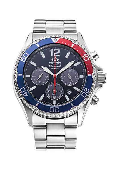 Orient RA-TX0201L10B Otomatik Çelik Gri Lacivert Kadran Safir Cam 20 ATM 43 m...