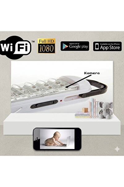 SICAK TAKİP Işıldak Wifi Casus Gizli Kamera 4K 1080P Full HD