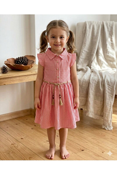 bohemiankids Girl's Red Dress
