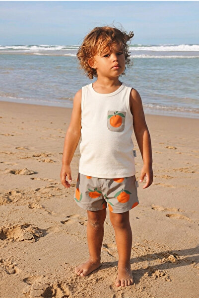 rg kidsstore Kız / Erkek Bebek Atlet ve Deniz Şortu, 2'li Takım_RG336