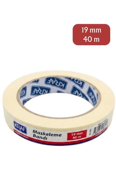 KRAF Maskeleme Bandı 19mm x 40m 4019G