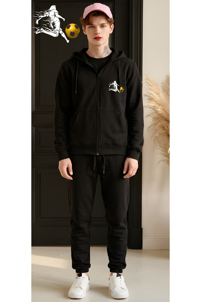 HOFFNUNG FULL ZIP FOOTBALL PLAYER Set de trening supradimensionat