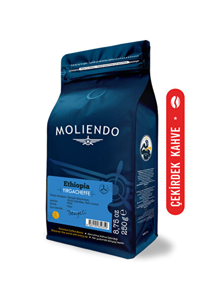 Moliendo Finest Coffee Ethiopia Yirgacheffe Yöresel Kahve ( Çekirdek Kahve) 2...