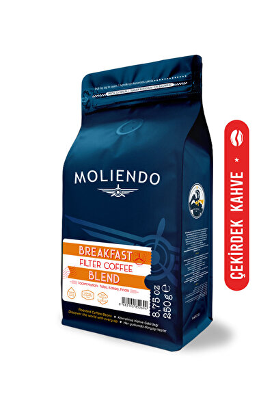 Moliendo Finest Coffee Breakfast Blend Filtre Kahve (Çekirdek Kahve) 250 g