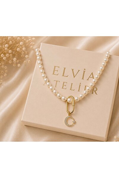 Elvia Atelier Ataç Ay Yıldız Kolye ve Çanta Charmı