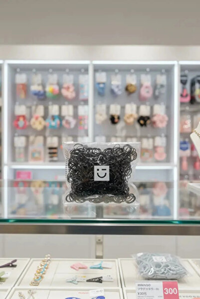 Miniso Lisanslı Şeffaf Taşıma Çantalı Minik Saç Lastiği – Dayanıklı ve İz Bır...