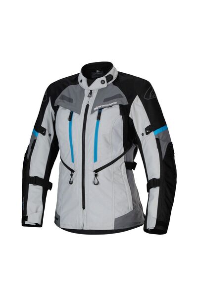 Alpinestars Stella Bogota Pro Drystar Korumalı Kadın Motosiklet Montu Gri Siy...