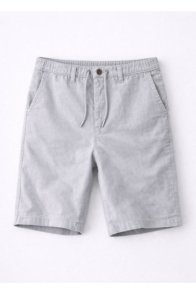 BRANDHILLS Gray Color Mixed Shorts