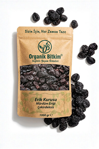 OB Organik Bitkim Çekirdeksiz Mürdüm Eriği Kurusu 1000 gr