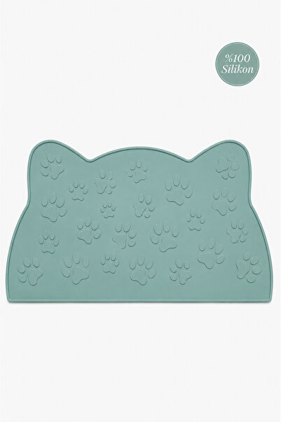 Siliconly %100 Silikon Kokusuz Plastik ve Pvc İçermez Kedi Beslenme Paspası K...