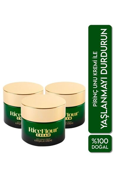 Rice Flour 3'lü Cream Pirinç Unu Kremi